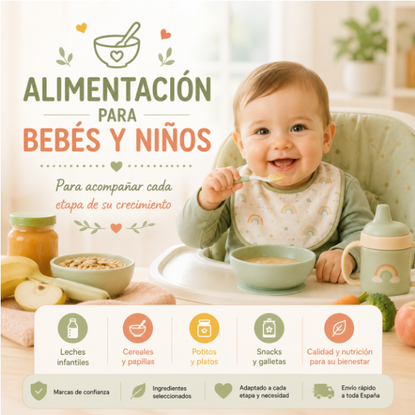 Alimentación para Bebés y Niños