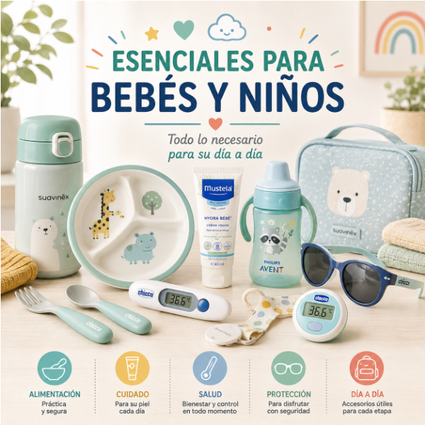 Esenciales para Bebés y Niños