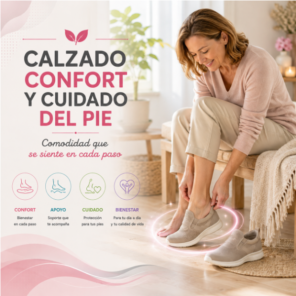 Calzado Confort y Cuidado del Pie