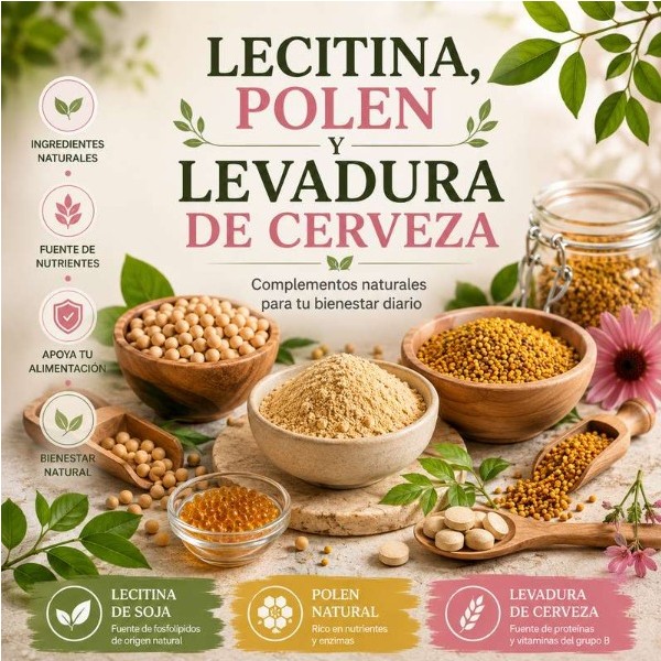 Lecitina, Germen, Polen y Levadura