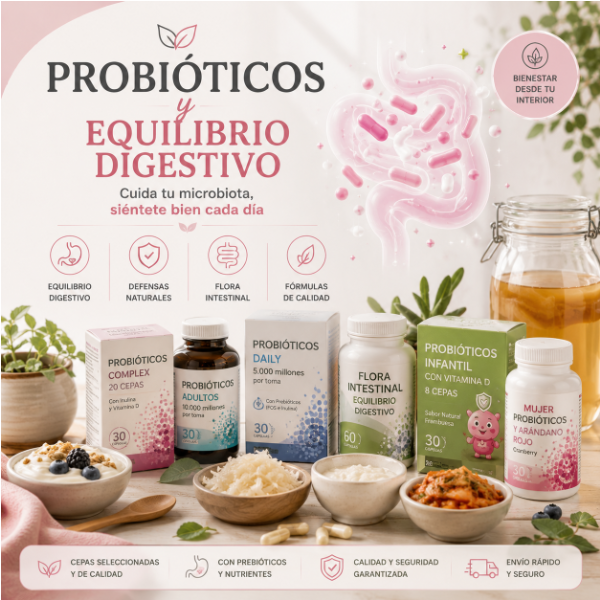 Probióticos y Equilibrio Digestivo