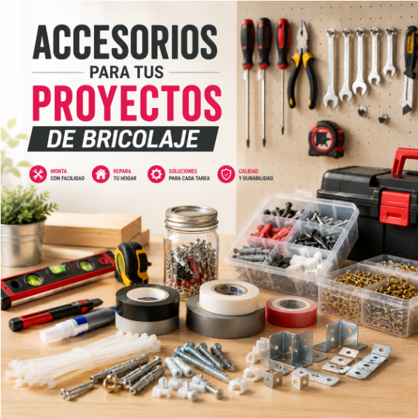 Accesorios para tus Proyectos de Bricolaje