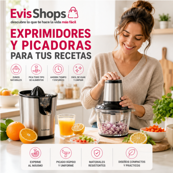 Exprimidores y Picadoras para tus Recetas