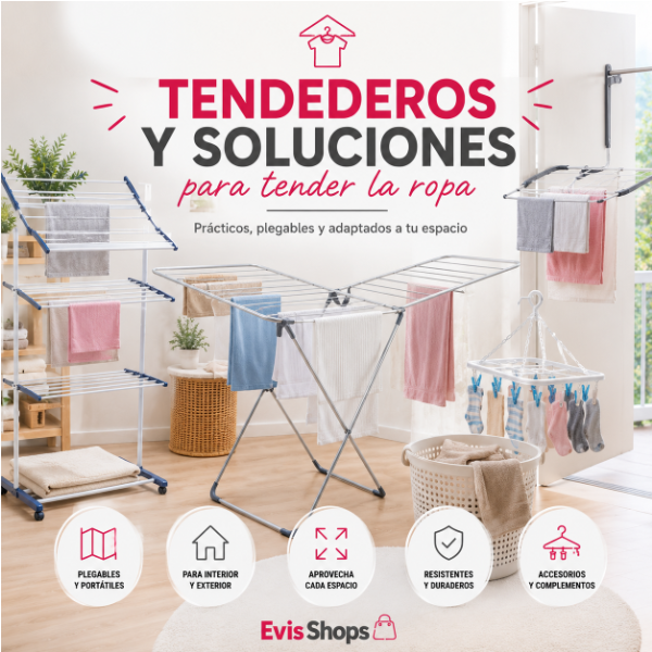 Tendederos y Soluciones para Tender la Ropa