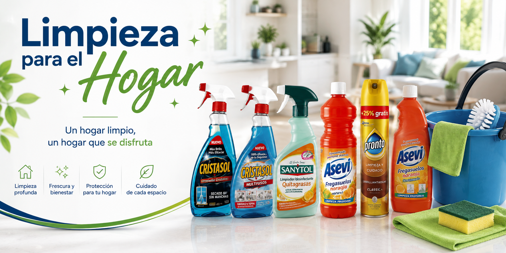 Limpieza para el hogar evisShops