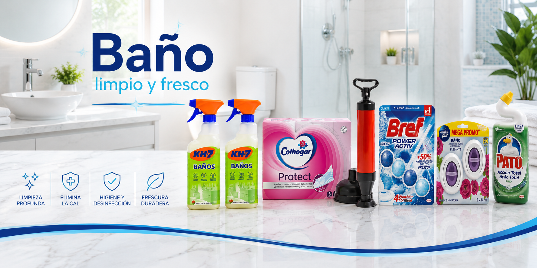 Limpieza del baño EvisShops