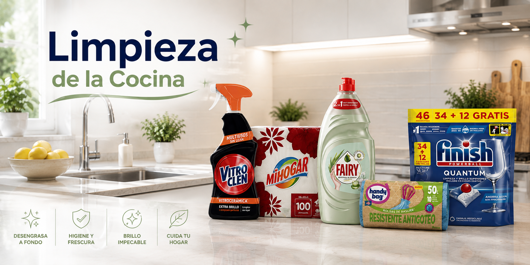 Limpieza de la cocina. EvisShops
