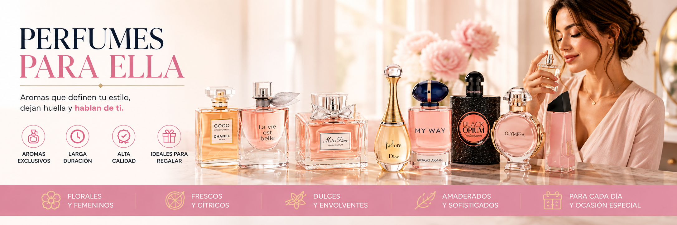 Perfumes para Ella. Evisshops