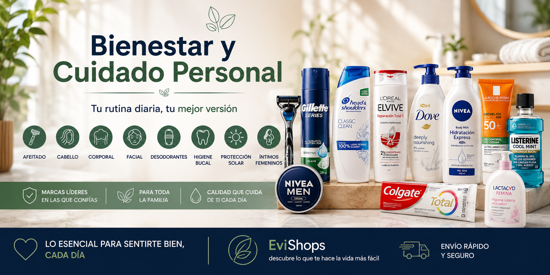 Bienestar y Cuidado Personal. EvisShops