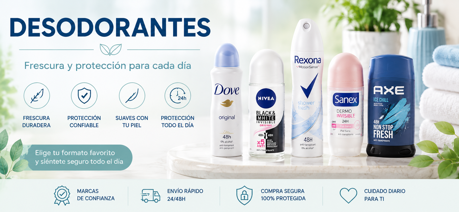 Desodorantes. EvisShops.