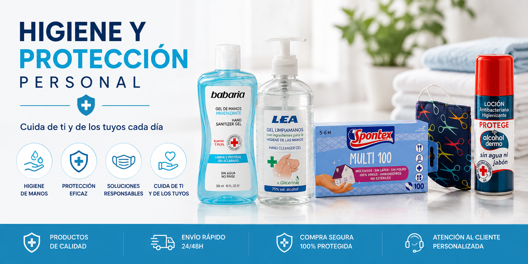 Higiene y protección personal. EvisShops