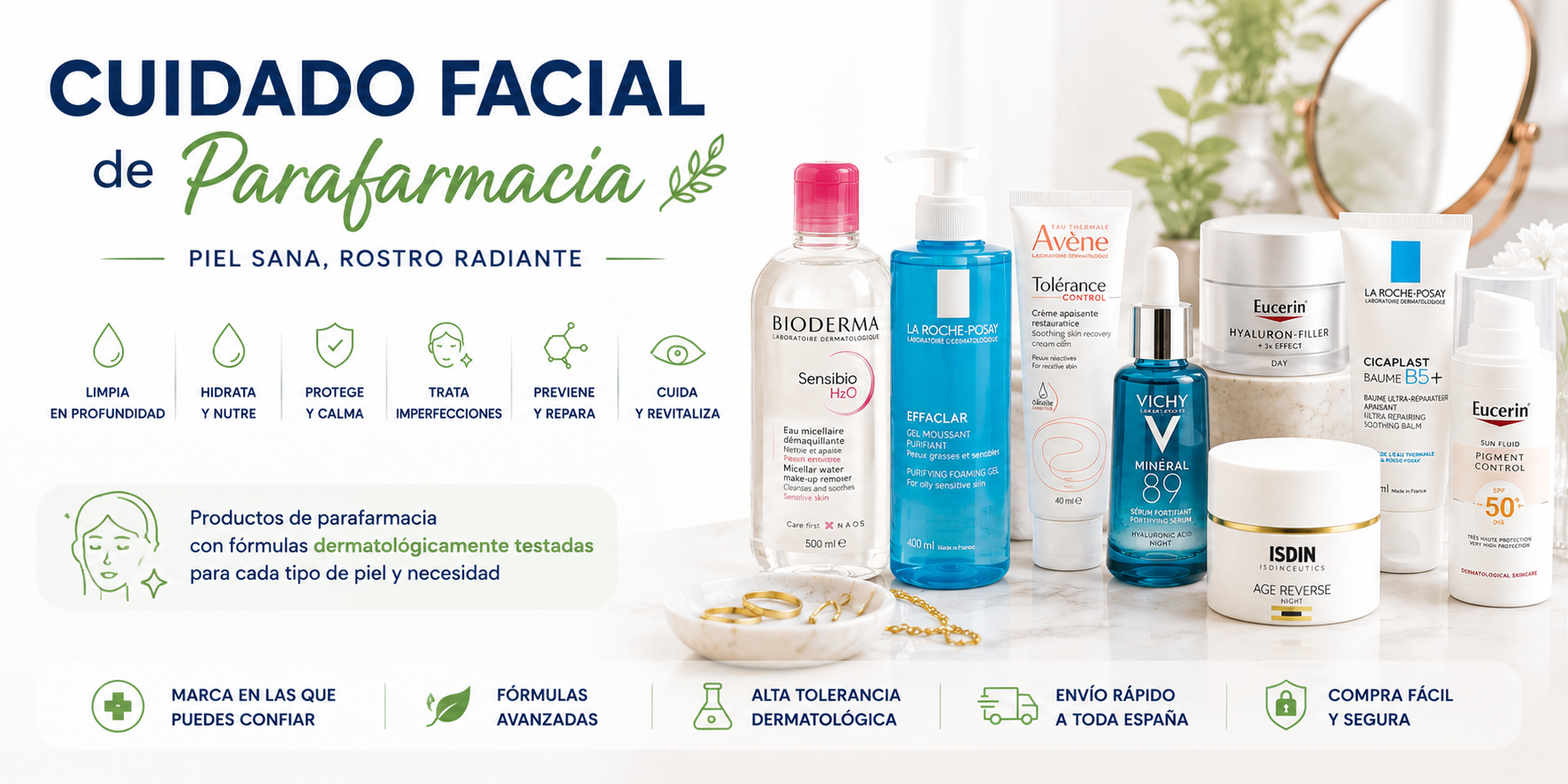 Cuidado Facial de Parafarmacia. EvisShops