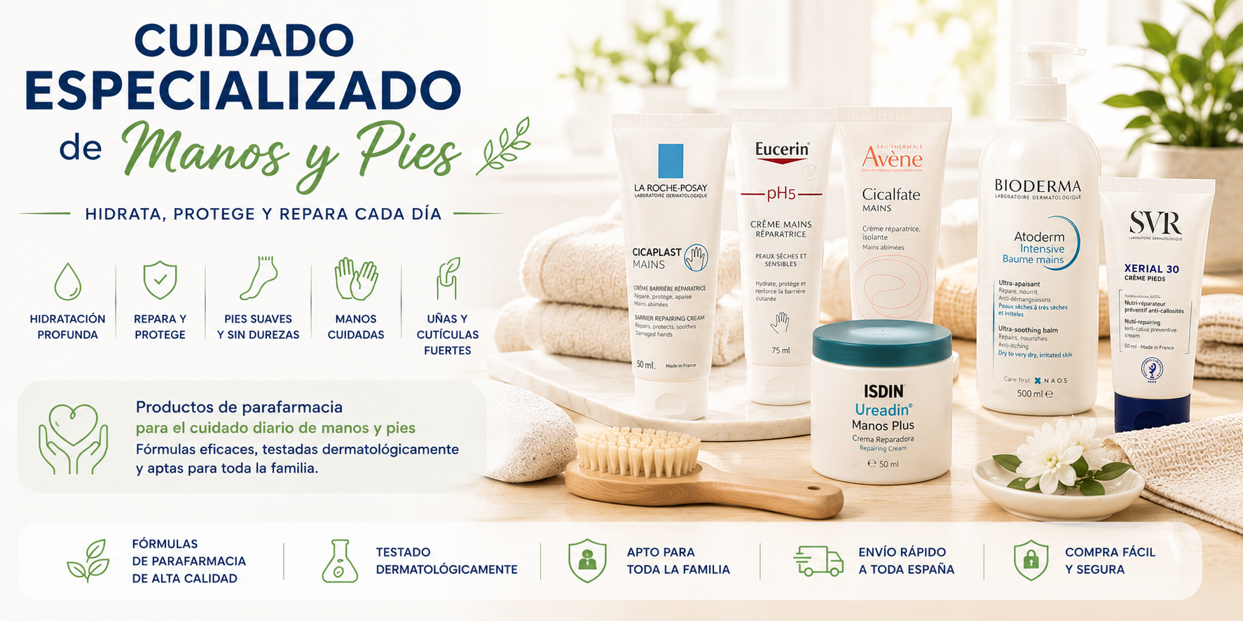Cuidado especializado de manos y Pies. EvisShops