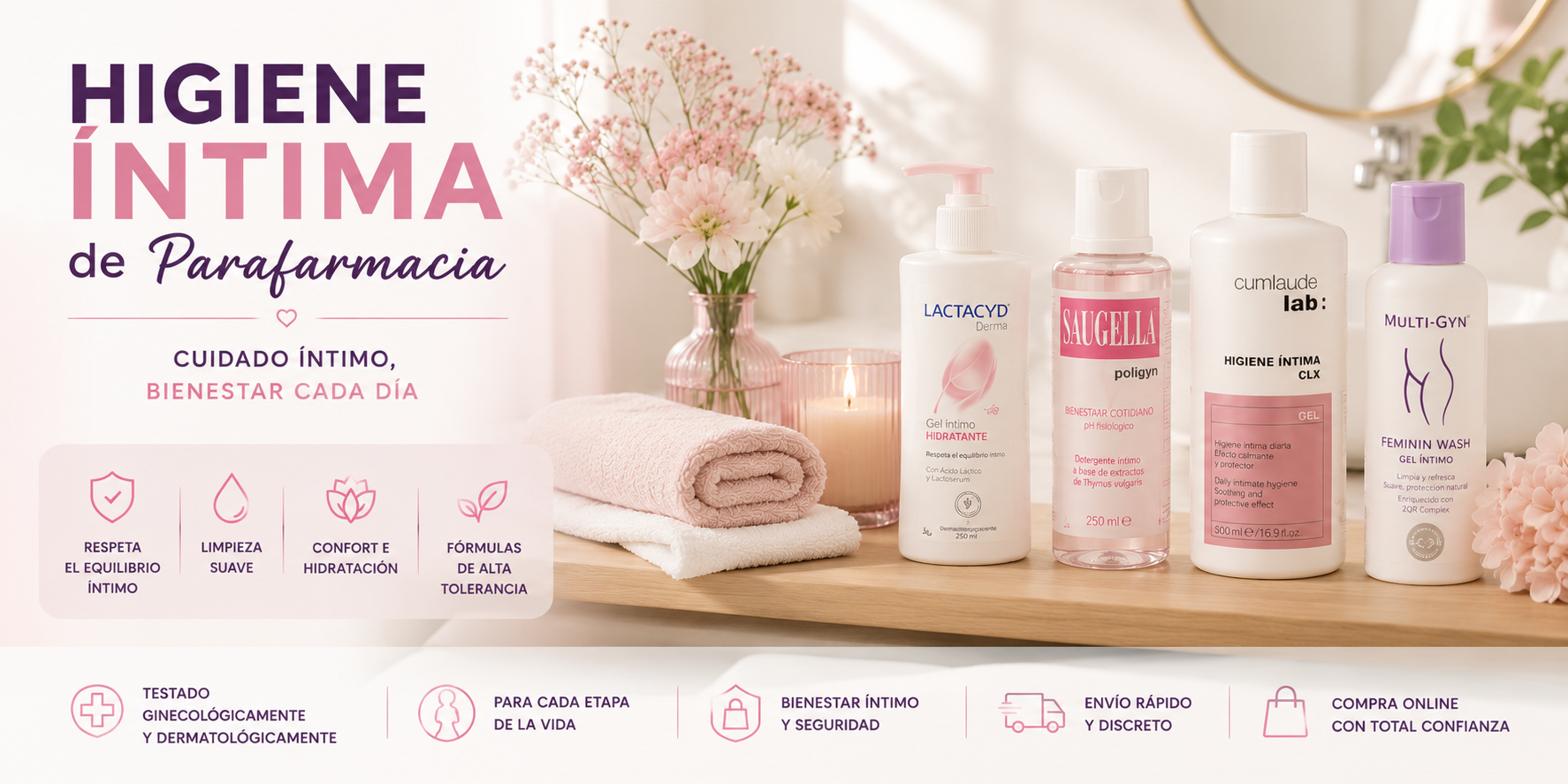 Higiene Íntima de Parafarmacia. EvisShops