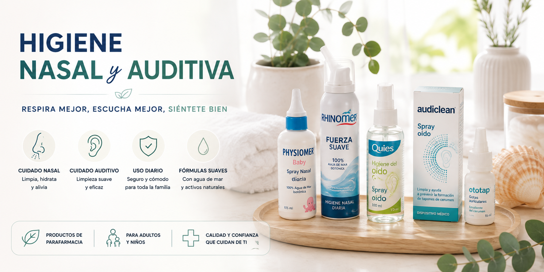 Higiene Nasal y Auditiva. EvisShops