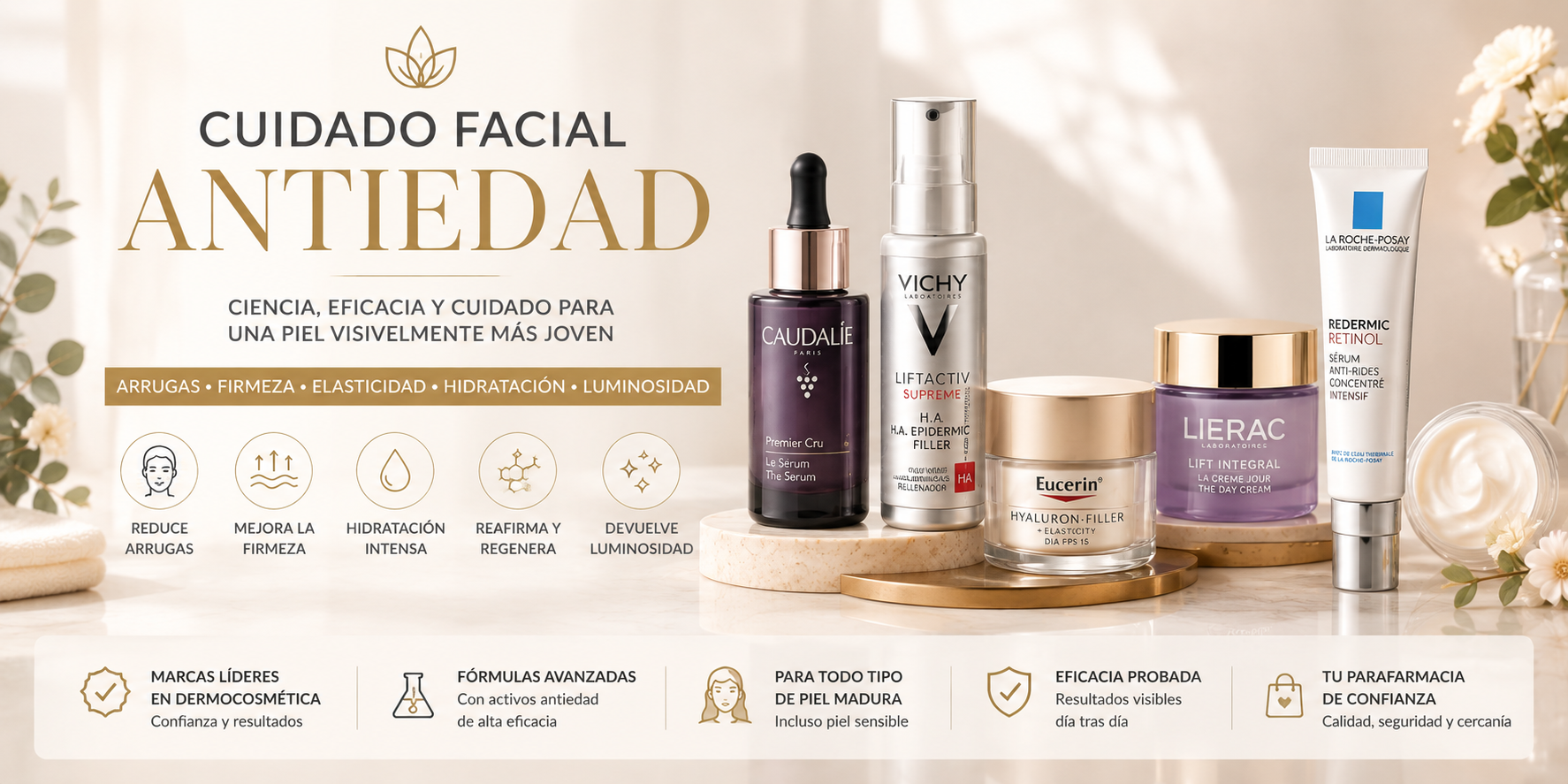 Cuidado facial antiedad. EvisShops