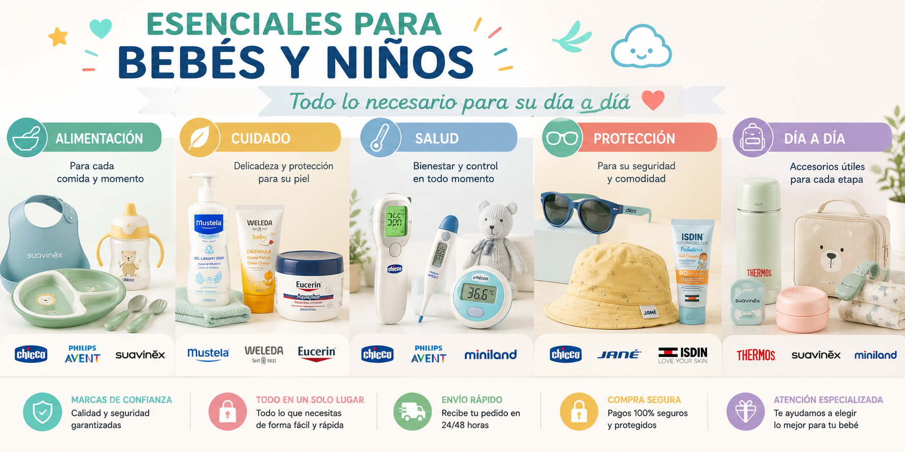 Esenciales para Bebés y Niños. EvisShops