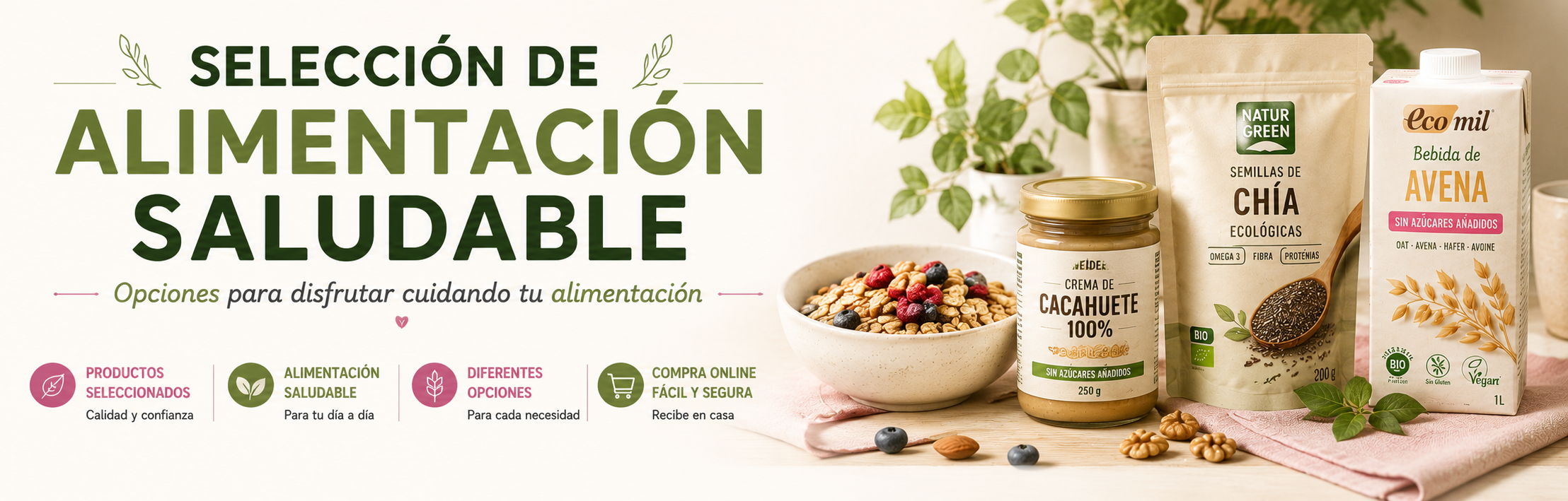 Selección de Alimentación Saludable. EvisShops