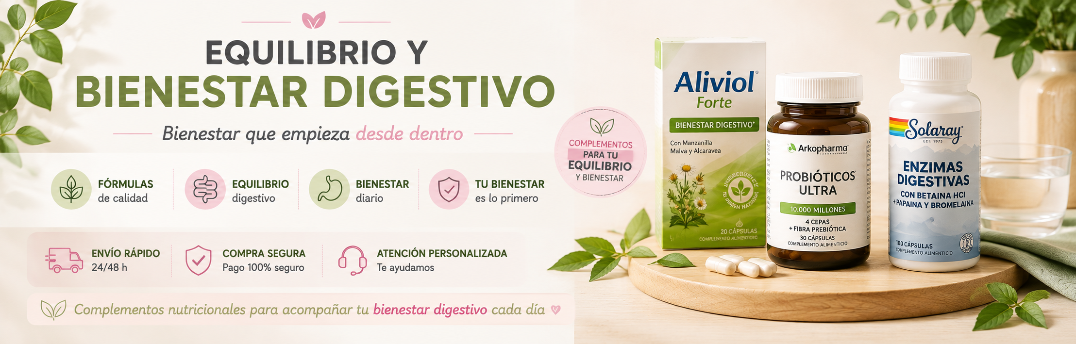 Equilibrio y Bienestar Digestivo. Evisshops