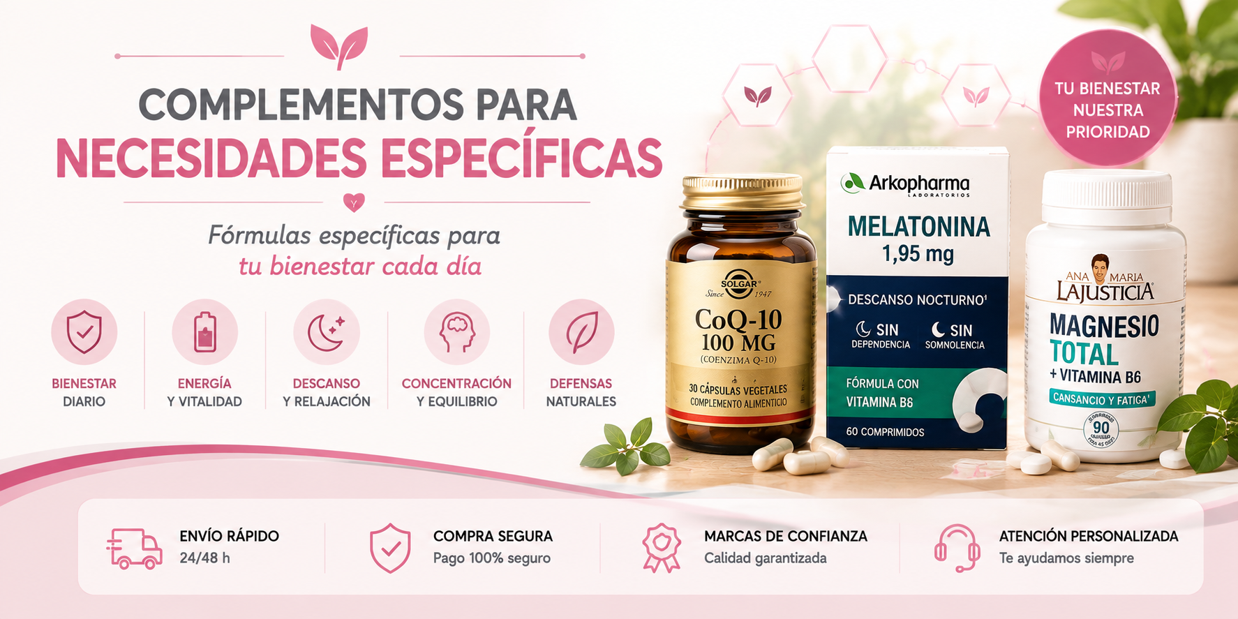 Complementos para Necesidades Específicas. EvisShops