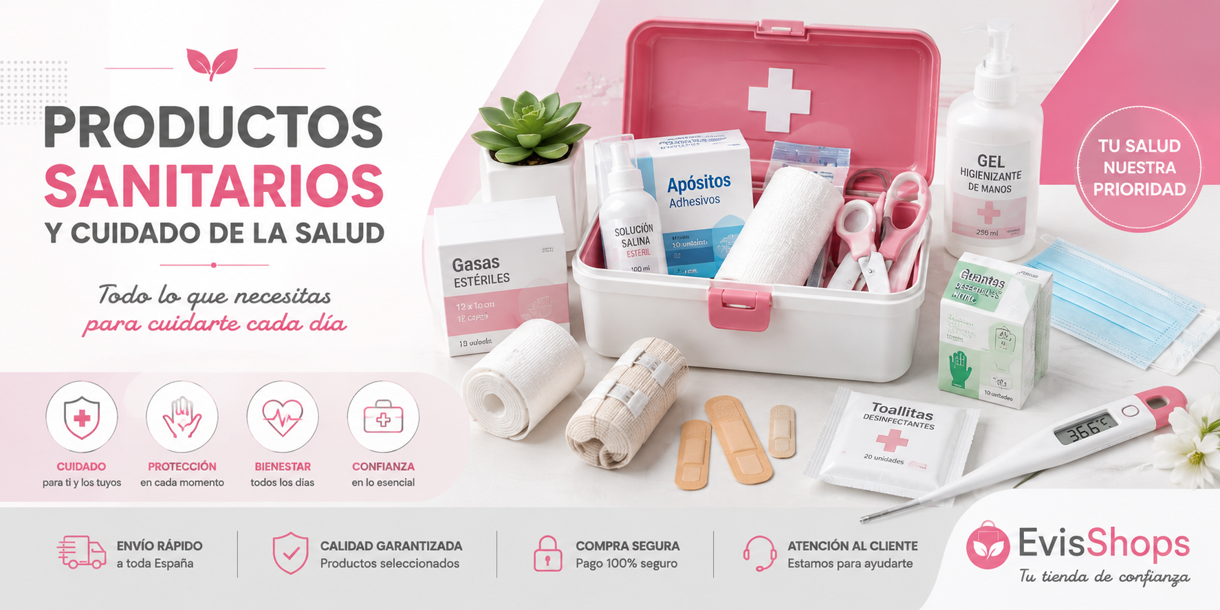 Productos Sanitarios y Cuidado de la Salud. EvisShops