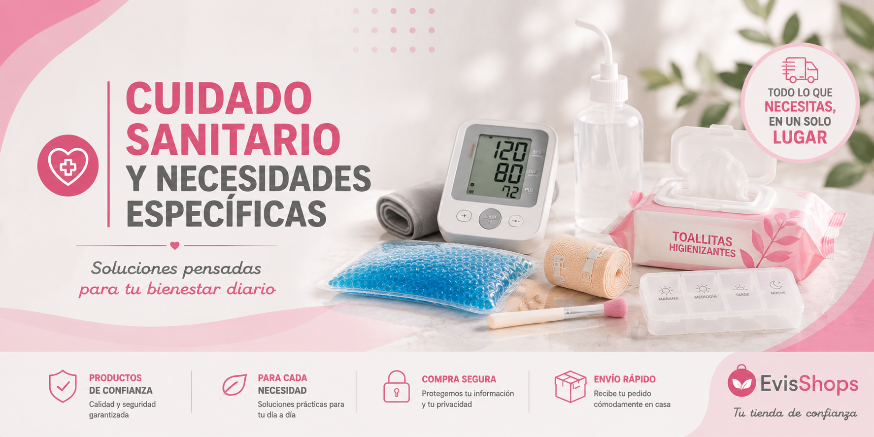 Cuidado Sanitario y Necesidades Específicas. EvisShops
