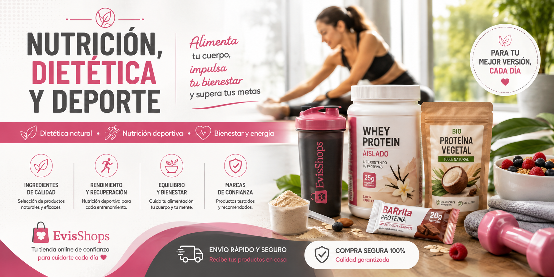 Nutrición, Dietética y Deporte. EvisShops