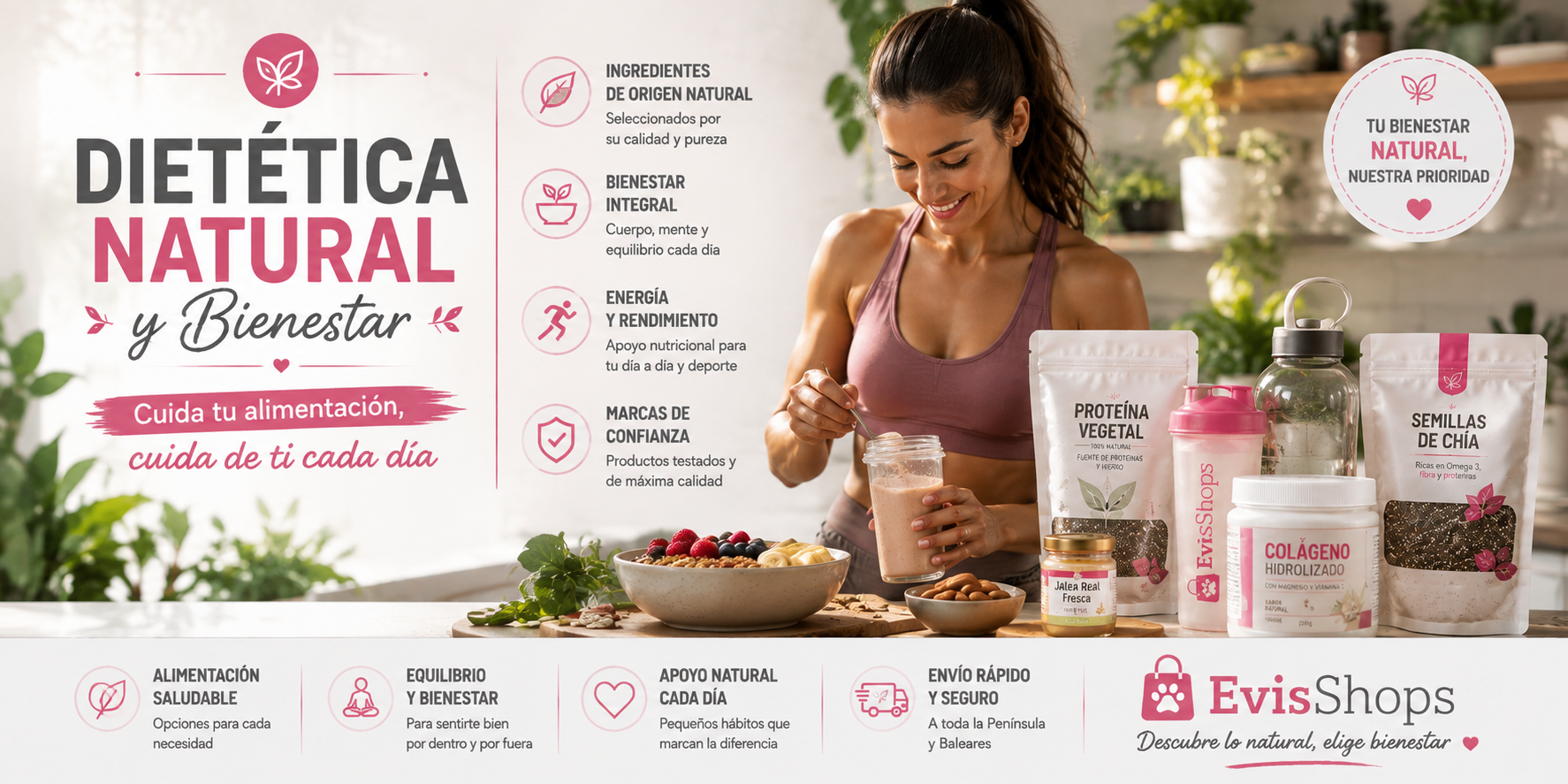 Dietética Natural y Bienestar. EvisShops