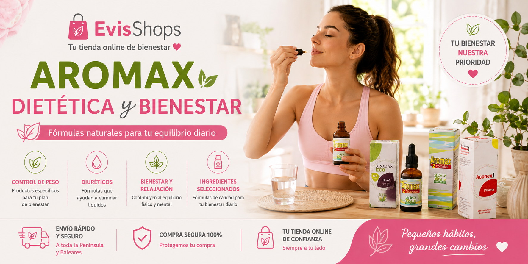 Aromax – Dietética y Bienestar. EvisShops