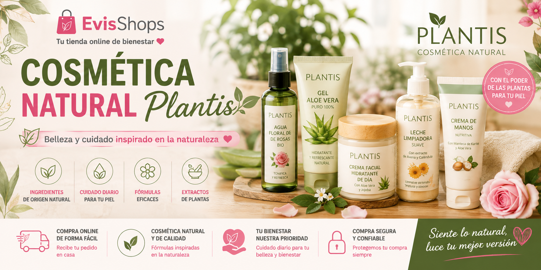 Cosmética Natural Plantis. EvisShops