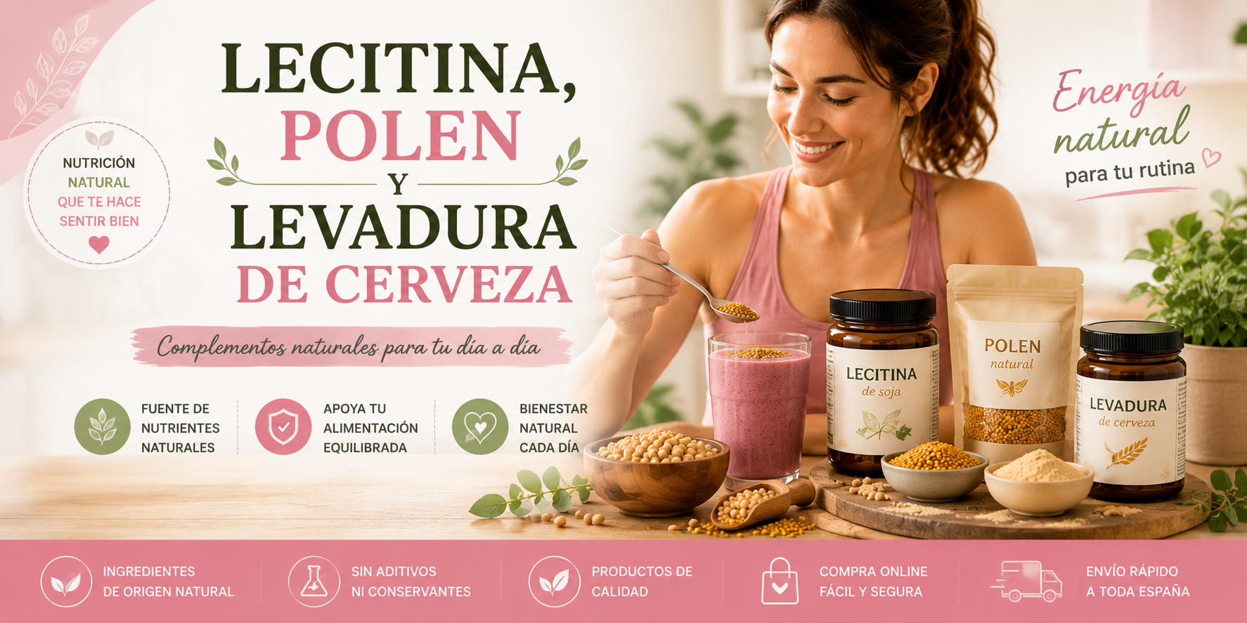Lecitina, Germen, Polen y Levadura. EvisShops