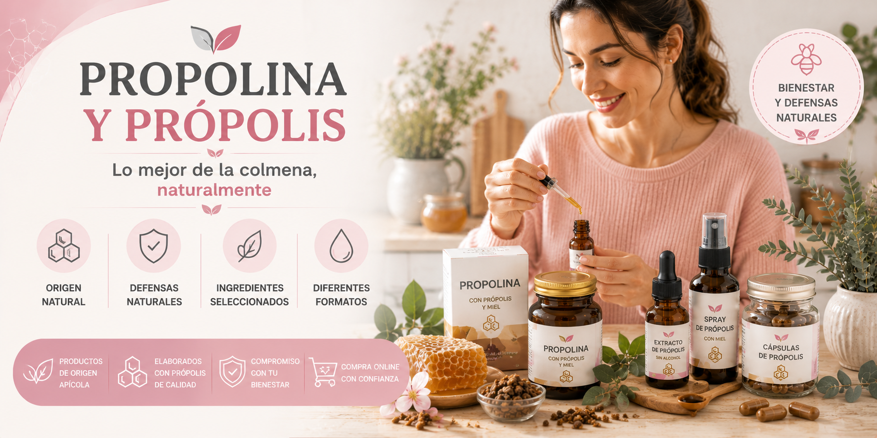 Propolina y Própolis. EvisShops