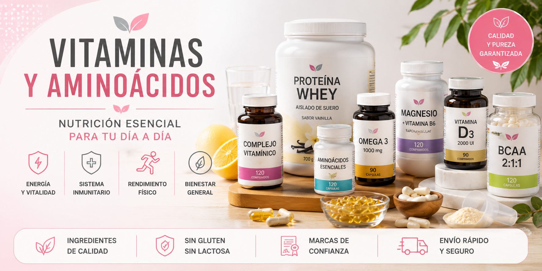 Vitaminas y Aminoácidos. EvisShops