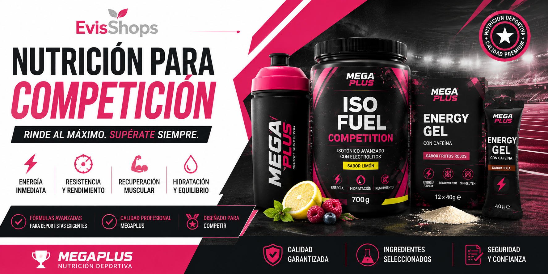 Nutrición para Competición. EvisShops