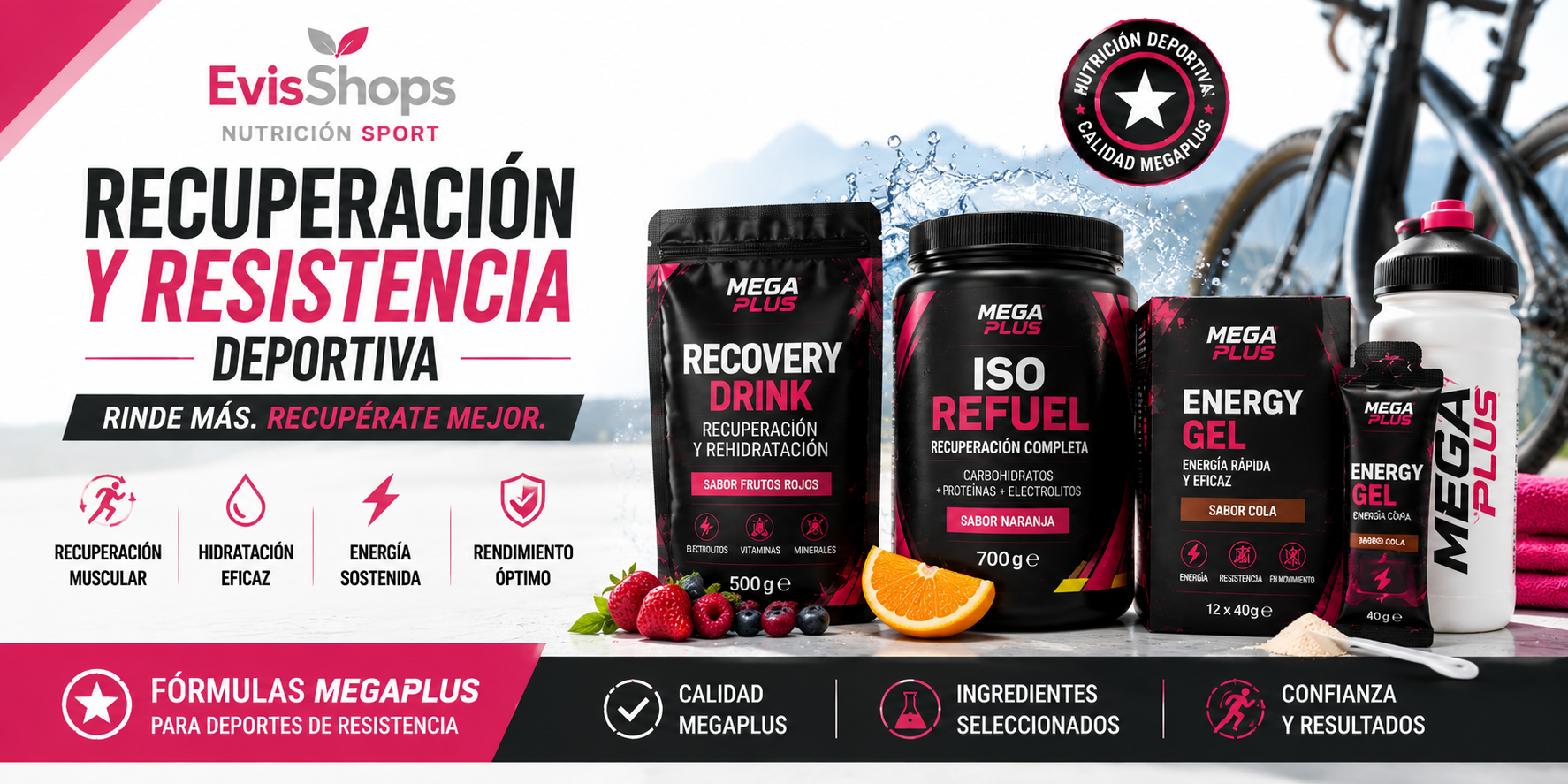 Recuperación y Resistencia Deportiva. EvisShops