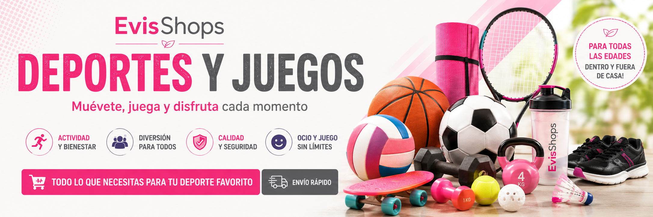 Deportes y Juegos. EvisShops