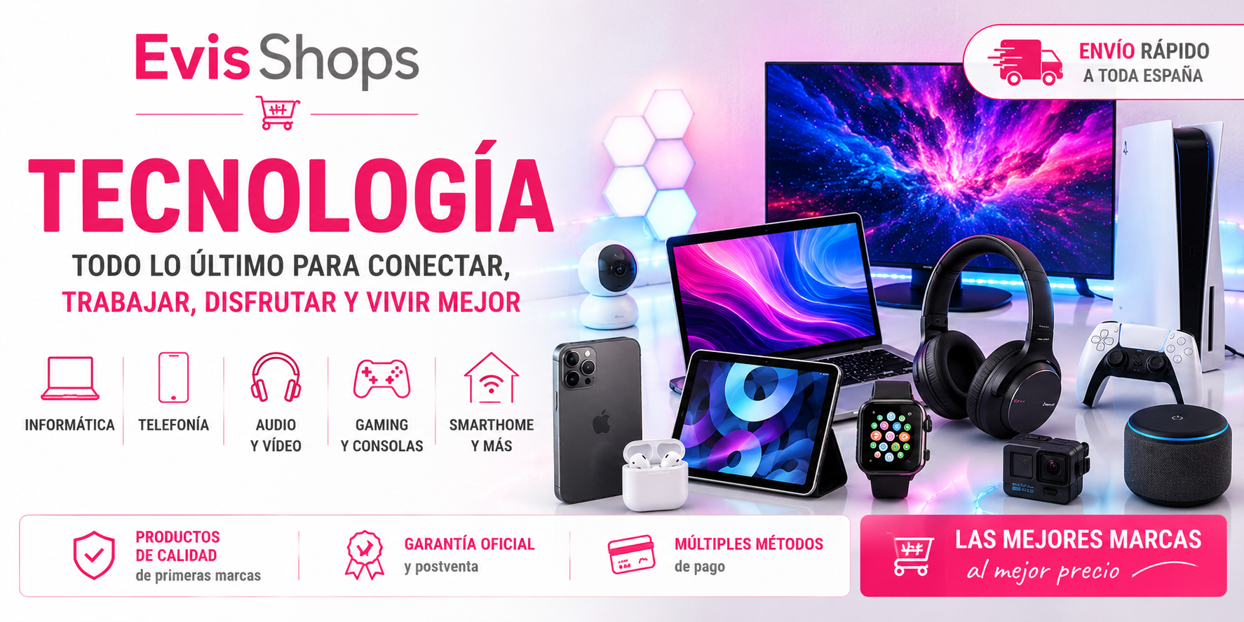 Tecnología. EvisShops