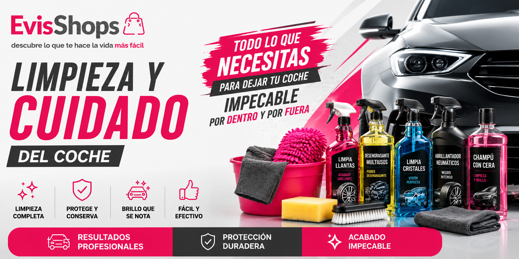 Limpieza y Cuidado del Coche. EvisShops