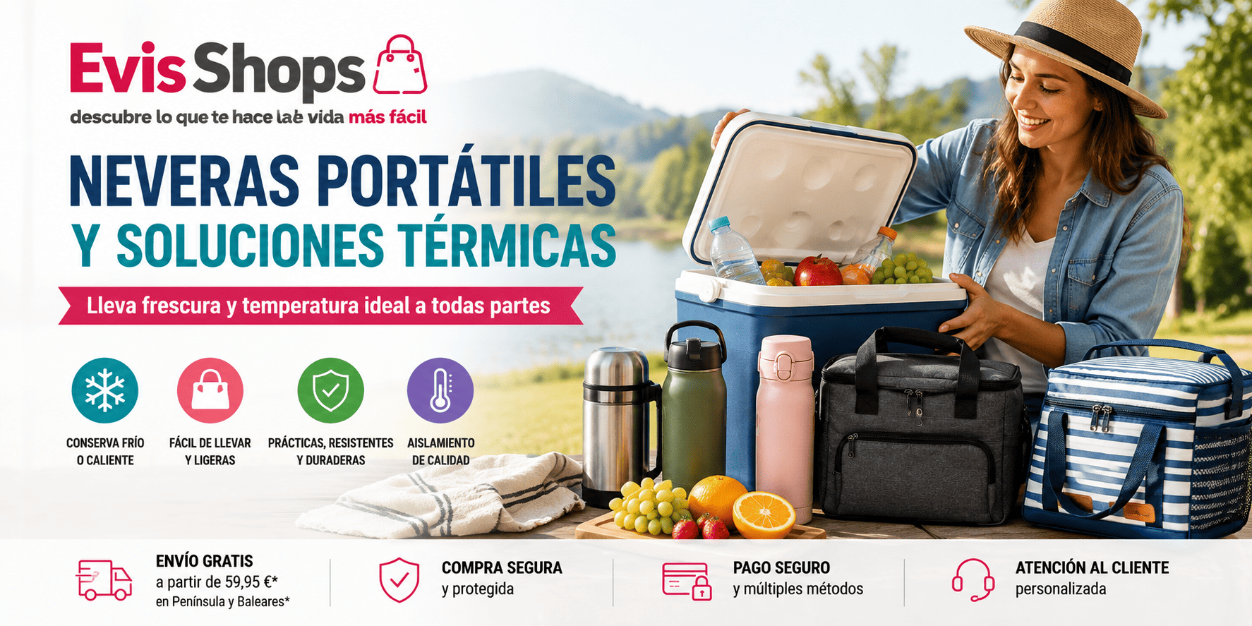 Neveras Portátiles y Soluciones Térmicas. EvisShops