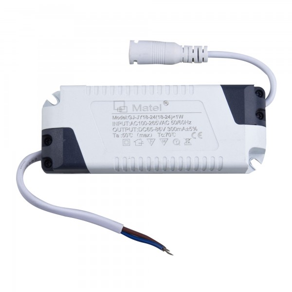 Driver downlight led 18w.