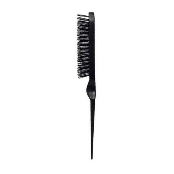 Eurostil crepar curvo cepillo pua jabali negro negro 1un