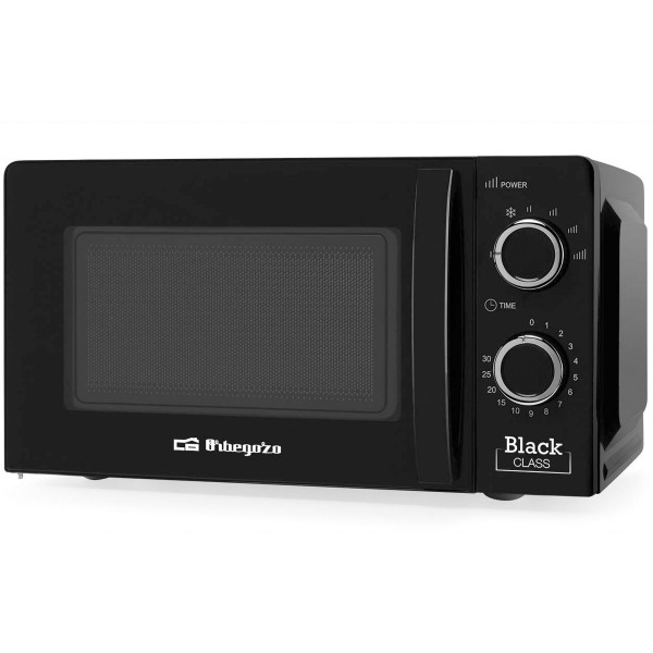 Orbegozo negro mi2117 microondas de 20 litros de capacidad con temporizador