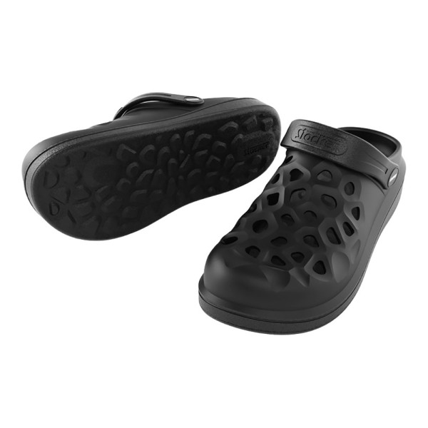 Zuecos para jardín y casa perforado negro talla 44