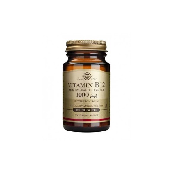Solgar Vitamina B12 1000 Mcg 100 Comp Masticables