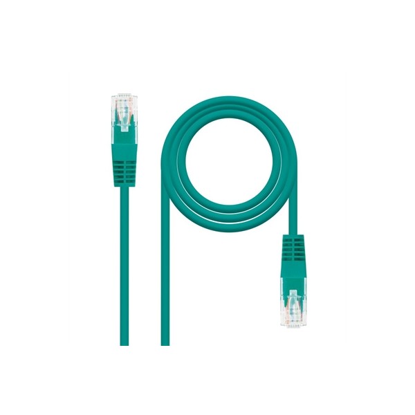Nanocable latiguillo cat.6 utp 30cm verde