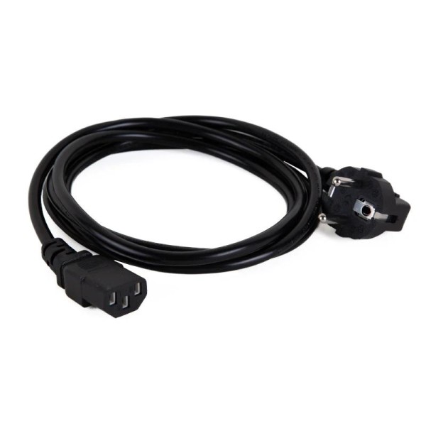 Iggual cable de alimentación iec c13 2 metros