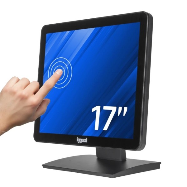 Iggual monitor táctil capacitivo 17" vga hdmi usb