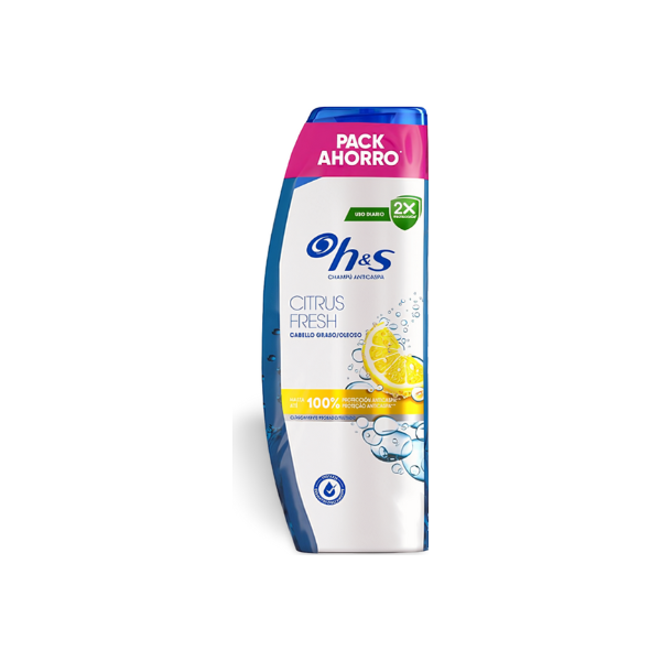 H&S champú cITRUS Fresh 330ml + 330ml
