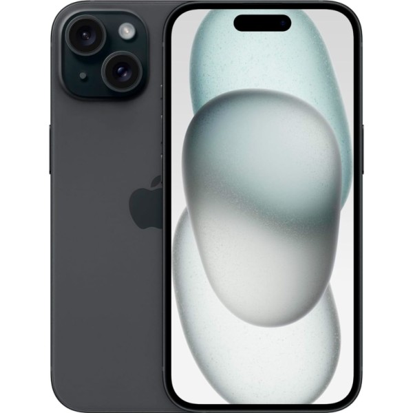Apple iphone 15 black / reacondicionado (cpo) / 6+256gb / 6.1" oled full hd+